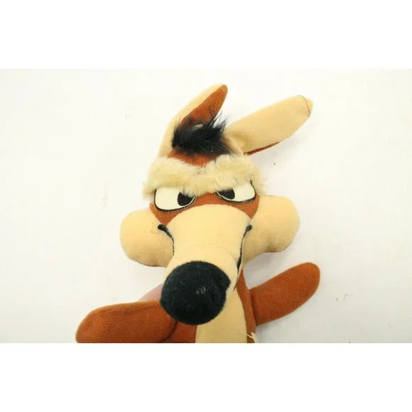 Vtg 1971 Wile E Coyote Warner Bros. Plush 15" Mighty Star - Picture 3 of 6